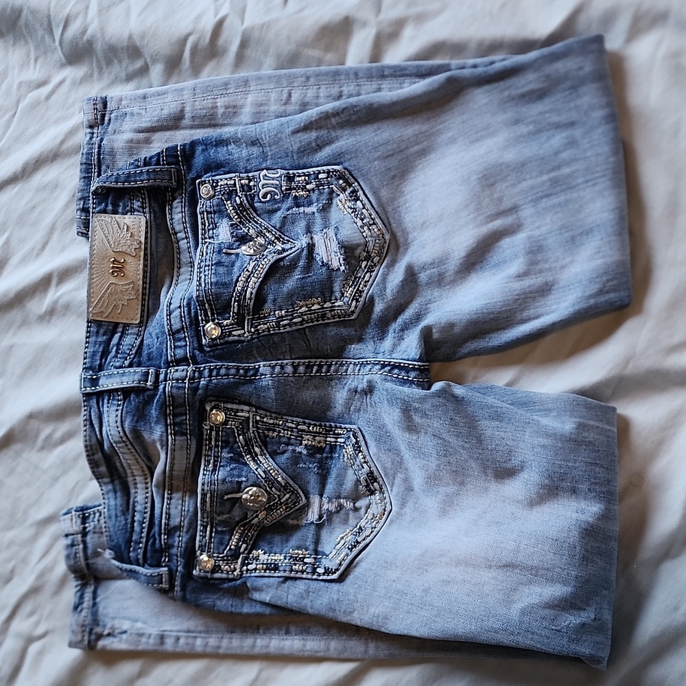 Miss Me Ankle Skinny Distressed Jeans